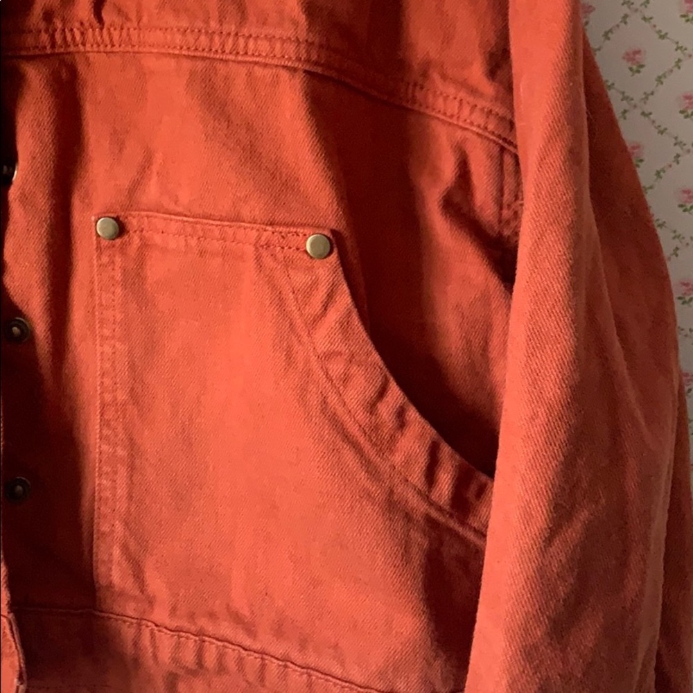 Burnt Orange Jean jacket